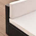 thumbnail image 4 of Costway 4 PCS Patio Rattan Wicker Furniture Sectional Seat Cushioned Sofa Garden Deck, 4 of 4