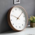 thumbnail image 4 of DESIGNICE Nordic Wooden Wall Clock,Modern Minimalist Mute Clock for Living Room Kitchen Home Decor, 4 of 7
