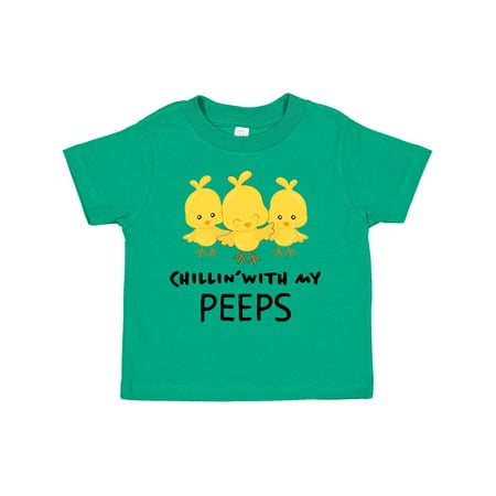 

Inktastic Chillin with My Peeps Gift Toddler Boy or Toddler Girl T-Shirt