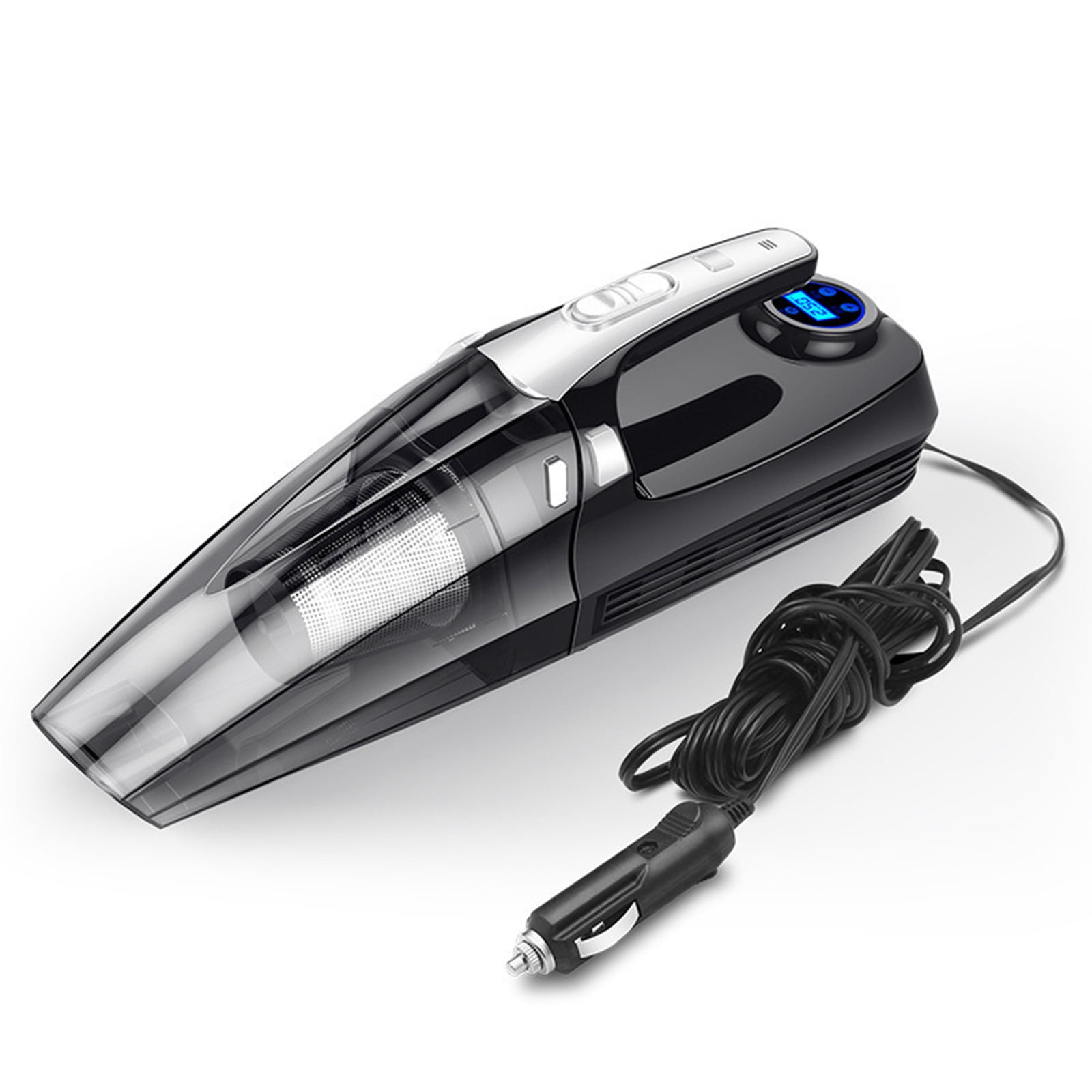 Car Vacuum Handheld Cleaner,Tire Inflator for Car,12V Auto Shut Off Compressor with Led Light,4 In 1 Portable Vacuum Cleaner with Pump Save 50% off