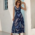 thumbnail image 6 of School of whales Sleeveless Dress purple dress fairy dress women clothes ladies dresses for special occasions, 6 of 6