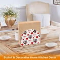 thumbnail image 5 of Dailycode 2 Pack Napkin Holder for Table Acrylic Kitchen Paper Tissue Dispenser, Raccoon and Love Heart, 5 of 9