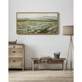 thumbnail image 4 of Drsoum 20x40in Natural Framed Vintage Landscape Large Canvas Wall Art Prairie in Full Bloom Classic Painting Modern Farmhouse Bathroom Office Decor, 4 of 6