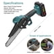 thumbnail image 5 of Madera de 21V 6 Pulgadas Sierras de Poda Eléctrica Portátiles Recargables de Madera Pequeña que divide la motosierra para carpintería con una mano para la carpintería para la la, 5 of 7