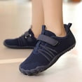 thumbnail image 2 of Xiaoxatg Girls Outdoor Hiking Sneakers Lightweight Sports Shoes For Kids With Excellent Traction And Durable Design For Children Ages 5 To 14 Years 13.5 Dark Blue, 2 of 8