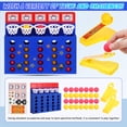 thumbnail image 2 of KAKOWELY juego de mesa de baloncesto, juego de baloncesto de dedo, juego de mesa de baloncesto para niños, juego de baloncesto con lanzamiento de pelota, mini juego de pelota, 2 of 4