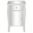 thumbnail image 6 of Heather Ann Creations Amelia Collection 1 Drawer 1 Door Mirrored Accent Cabinet End Table, 6 of 7