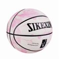thumbnail image 2 of Logo Personnalisé - Ballon de Basketball en TPU Gravable pour Jeux Extérieurs : Résistant à l'Usure, Conception à Prise Améliorée, Convient à Tous les Âges (Enfants à Adultes), Offert en Tailles 4, 5, 7 -- Option Couleur Rose et Blanc, 2 of 6