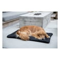 thumbnail image 4 of JTAOT Tough Rip-Stop Dog Crate Pad - Durable, Washable, None Skid Bottom Kennel Mat, 120-Day Warranty, Fits in Small Dog Crate 29"x18" Obsidian Black, 4 of 7
