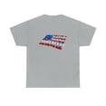 thumbnail image 2 of 'seashell American flag shirt' Unisex Heavy Cotton Tee, 2 of 12