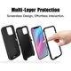 thumbnail image 3 of Entronix Funda Resistente para iPhone X/XS, Triple Capa a Prueba de Golpes y Protección contra Caídas, Color Rosa, 3 of 4