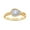 Vermeil, variant on Solitaire Wedding Band Ring for Women | Round Shape Lab Created Moissanite Miracle Set Infinity Promise Ring | 14K White Gold Over Sterling Silver Jewelry Gifts For Her (0.22 Cttw)-7