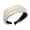 Beige, variant on Siminsem Western Fashion Headband for Women Wide Brim French Style High Cranial Top Soft Cotton Non Slip Daily Wear Hair Accessories High End Vintage Retro Volume Boosting Hair Hoop,White,One Size