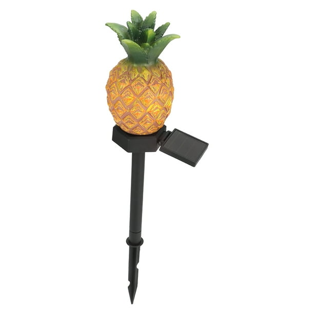 Lámpara Solar de Paisaje Con forma de piña, Luz LED Solar para Jardín, Decoración del Hogar, Con panel Solar de Silicio No Cristalino Y interruptor
