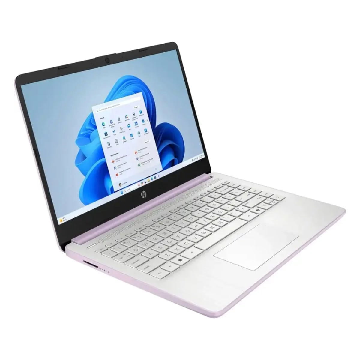 HP 14-dq3140nr 14" HD Laptop, Intel Celeron N4500 1.1GHz, 4GB RAM, 64GB eMMC, Windows 11 Home S Mode, Honey Lavender