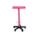 thumbnail image 2 of Trelavi Service Tray Rolling Adjustable Multi-Use for Hair Coloring, Tinting, Styling, Salon Service Tray Tattoo Facial Spa Organizing Tray, Pink, 2 of 4