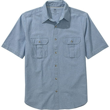 Faded Glory - Men's Short-Sleeve Button-Down Shirt - Walmart.com