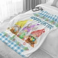 thumbnail image 6 of Easter Gnomes Blanket Flannel Throw Blanket Ultra Soft Plush Fluffy Bed Blanket for Home Decor - Quilt Blanket All Seasons for Couch Sofa Bed, 30"x40"-Toddlers/Pets Size, 6 of 6