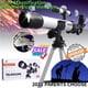 thumbnail image 1 of Telescopio de astronomía para estudiantes, niños y adultos, telescopio astronómico refractor de aleación de aluminio trípode para acampar y observar la luna y el planeta en la naturaleza XGeek W-1, 1 of 7