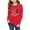 B-Red, variant on Zwiiyzr Kids Christmas Sweatshirt Long Sleeve T-Shirt Letter Printed Pullover Tops for Boys and Girls Crewneck Sweatshirt 1-12 Years Olive Green