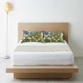 thumbnail image 6 of Yayeee Pillowcase Queen Size Set of 2 Satin Wrinkle Resistant Pillow Case, Orange Floral Garden, 6 of 8