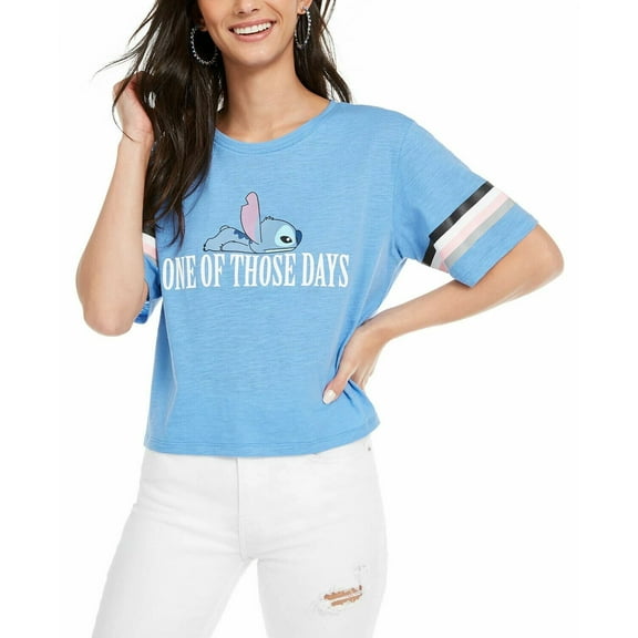 Freeze 24-7 Disney Juniors' Stitch Graphic T-Shirt Size Small