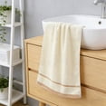 thumbnail image 6 of Leodye 1PCS Soft Cotton Towel Large Size Lightweight Quick Dry Highly Absorbent for Shower Beach Home Hotel -29.13x14.56in, 6 of 6