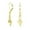 Gold-Tone, variant on Bling Jewelry Womens Music Student Treble Clef Musical Note Drop Earrings Gold Plated Sterling Silver