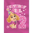 thumbnail image 2 of Tstars Girls Toddler 2nd Birthday Shirt Gift Birthday Gift for 2 Year Old Nickelodeon Paw Patrol Skye Birthday Shirts for Girl Birthday Party Graphic Tee B Day Infant Girls Fitted T Shirt, 2 of 5