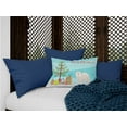 thumbnail image 3 of Carolines Treasures CK3463PW1216 Japanese Spitz Christmas Tree Canvas Fabric Decorative Pillow, 3 of 4