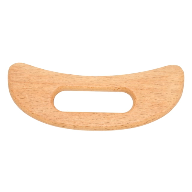 Tablero Gua Sha de madera con rebabas para aliviar el dolor, herramienta multifuncional de masaje raspado para rostro, espalda y piernas.