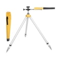 thumbnail image 2 of Total Station Prism Pole Support, 62-88cm Height Oxidation Resistance Lightweight Thickened Design Adjustable Tower Ruler Tripod  for Ground Based Surveying, 2 of 7