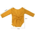 thumbnail image 5 of Cheers US Baby Photography Costume Backless Newborn Long Sleeved Jumpsuit Baby Backless Bow Photography Suit, 5 of 8