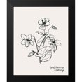 thumbnail image 2 of Popp, Grace 20x24 Black Modern Framed Museum Art Print Titled - Annual Flowers II, 2 of 5