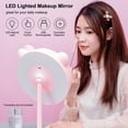 thumbnail image 2 of Amdohai Multi-functional Makeup Mirror LED Lighted USB Charging Make Up Mirror Cosmetic Mirror with Organizer Tray Supports Night Lamp Function, 2 of 7