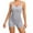 Gray, variant on Short Romper Jumpsuit Women Leotard Sleeveless Top Stretch Backless Bodysuit Short Leg Casual Bodycon Shapewear Playsuit Strappy Sexy Stretch Workout Shorts Yoga Rompers