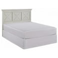 thumbnail image 3 of Homestyles Loge de Bord de Mer Bois Reine Tête de Lit en Blanc Cassé, 3 of 28