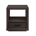 Better Homes & Gardens Steele End Table With Drawer, Espresso Finish