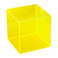 thumbnail image 3 of Almencla Display Case,Showcase Stackable Storage Cube Organizer Clear Storage Basket Container Storage Box Display Stand for Doll Toy Yellow, 3 of 8
