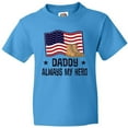 thumbnail image 3 of Inktastic Military Daddy Always My Hero Youth T-Shirt, 3 of 5