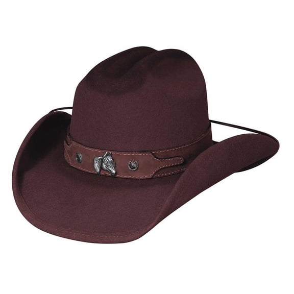 Bullhide Hats 0483Ch Horsing Around Medium Chocolate Cowboy Youth Hat