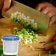 thumbnail image 4 of Caja de Plástico para Almacenar Alimentos con Orificios de Drenaje | Recipiente Hermético de 11,2 X 11,2 X 10,7 Cm para Frutas, Verduras, Cebolla Picada, Jengibre y Ajo | Organizador de Cocina Sin Bp, 4 of 6