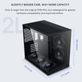 thumbnail image 3 of Maletín para ordenador LIAN LI O11D MINI V2 Flow ATX Mid-Tower negro, 3 of 9