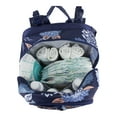 thumbnail image 3 of Eastsport Large Navy Floral Rubin Weekender Tech Backpack Diaper Bag with Changing Pad, 3 of 11