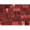 thumbnail image 1 of Ahgly Company Indoor Rectangle Patchwork Red Transitional Area Rugs, 2' x 5', 1 of 4