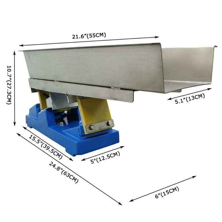 Electromagnetic Vibrating Feeder Mini Shaking Feeding Machine with  Controller for Powder & Granular - Walmart.com
