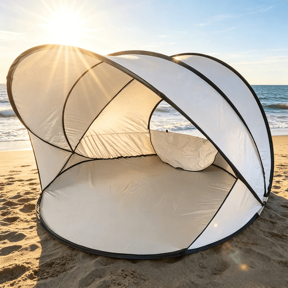 Pop up Beach Tent Sun Shade Shelter Anti-UV Outdoor Camping Tent Portable Canopy, 51.18" x 51.18" x 41.34"