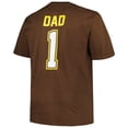 thumbnail image 3 of Men's Profile Brown San Diego Padres Big & Tall #1 Dad T-Shirt, 3 of 3