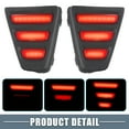 thumbnail image 4 of 1 Pair Rear Bumper Reflector Fog Brake Tail Turn Signal Light Red Yellow LED for Honda Fit Jazz 14-17, 4 of 6