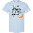 thumbnail image 3 of Inktastic I Love My Lil Brother to the Moon and Back T-Shirt, 3 of 5